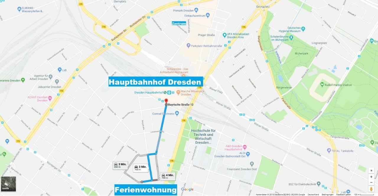 Schlummi Gemuetliche Zentrale & Saubere Wohnung Дрезден Екстериор снимка